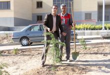 گزارش تصویری مراسم روز درخت کاری و تقدیر از نیروهای باغبانی دانشگاه